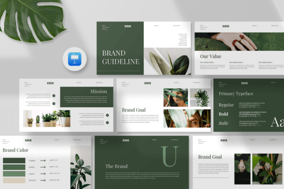 Download Brand Guideline - Keynote Template - Note Collection