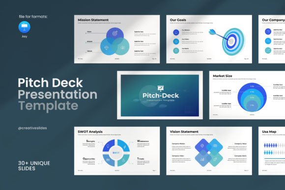 Download Pitch Deck Keynote Template - Note Collection