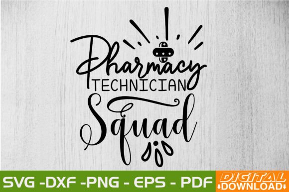 Download Pharmacy Technician Squad SVG Design - Premium Resources