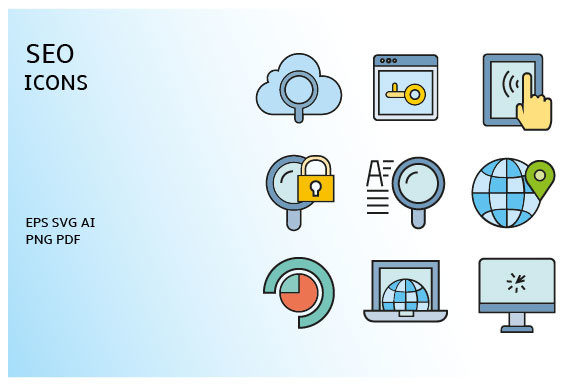 Download Web SEO Icons Vector Set - Seo Collection
