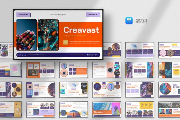 Download Fun &amp; Creative Keynote Template - Note Collection