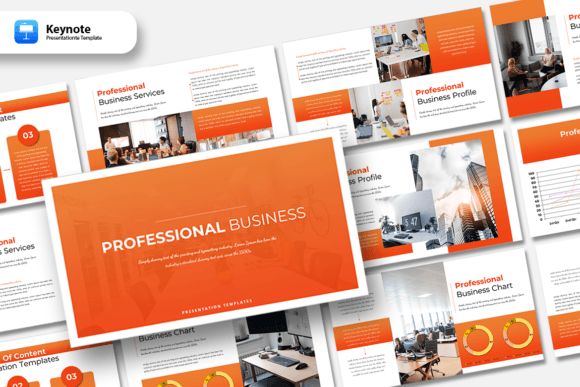 Download Professional Business - Keynote Template - Note Collection