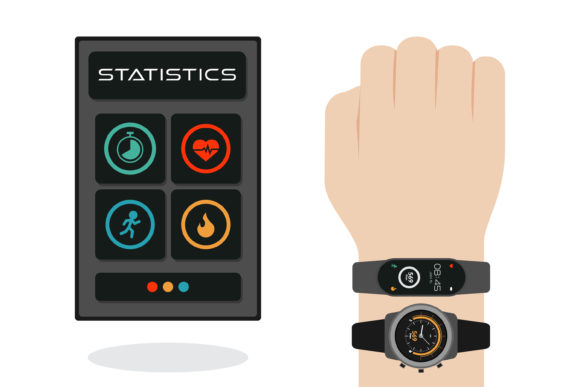 Download Human Hand Fitness Activity Tracker - Premium Resources