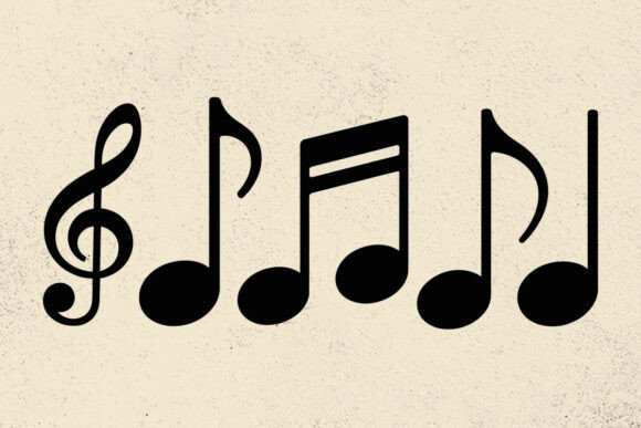 Download Music Notes SVG, Musical Notes Clipart - Note Collection